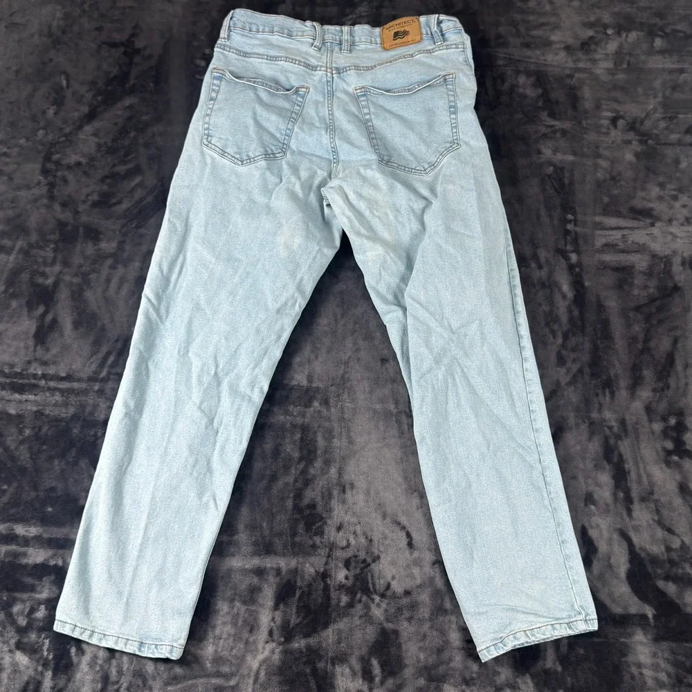Architect Jean Company Relaxed Fit‎ Jeans Mens 32x30 Light Wash Blue Denim